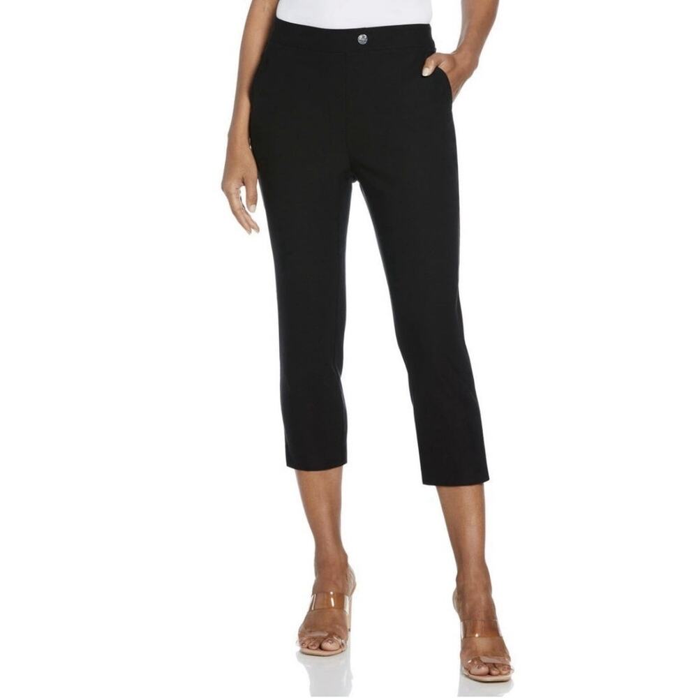 Rafaella Women's Stretch Capri Pant Black Size 12